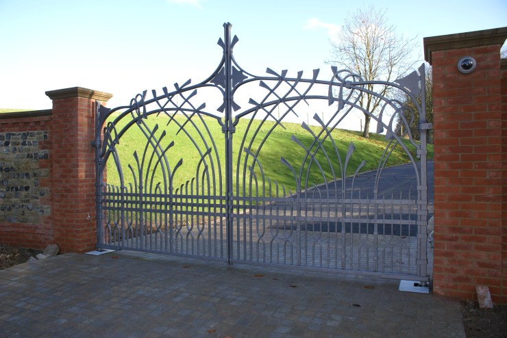 Blacksmith, Hand forged, Design, Ironwork, Forge, Wrought Ironwork, Hot Forged, Blacksmithing, Entrance Gates, Wrought Iron Gates, Designed Gates