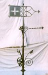 Blacksmith, Hand forged, Design, Ironwork, Forge, Wrought Ironwork, Hot Forged, Blacksmithing, Weathervane, Ecclesiastical weathervane, Burrows Lea Forge, Nick Bates
