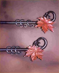 Blacksmith, Hand forged, Design, Ironwork, Forge, Wrought Ironwork, Hot Forged, Blacksmithing, Burrows Lea Forge, Nick Bates, Curtain poles