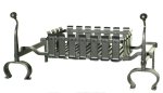 Fire Dogs, Basket, Grate, Fire Grate, Blacksmith, Hand forged, Design, Ironwork, Forge, Wrought Ironwork, Hot Forged, Blacksmithing