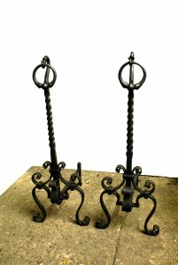Fire Dogs, Basket, Grate, Fire Grate, Blacksmith, Hand forged, Design, Ironwork, Forge, Wrought Ironwork, Hot Forged, Blacksmithing