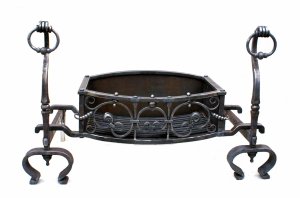 Fire Dogs, Basket, Grate, Fire Grate, Blacksmith, Hand forged, Design, Ironwork, Forge, Wrought Ironwork, Hot Forged, Blacksmithing
