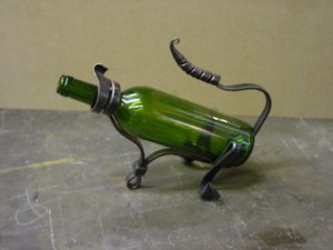 Blacksmith, Hand forged, Design, Ironwork, Forge, Wrought Ironwork, Hot Forged, Blacksmithing, Burrows Lea Forge, Nick Bates, Wine server