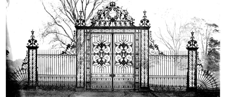'Tijou' gates circa 1900